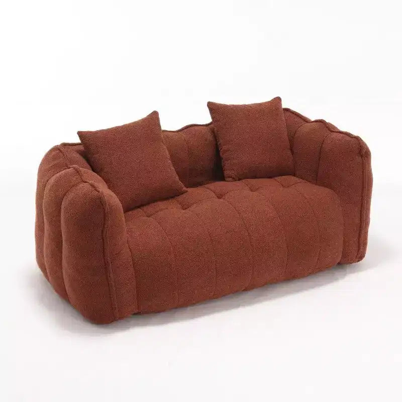 Okak 2-Person Bean Bag Chair,66 Inch Oversized Chenille Lounger Beanbag Chair Sofa,Comfy Couch for Living Room Bedroom
