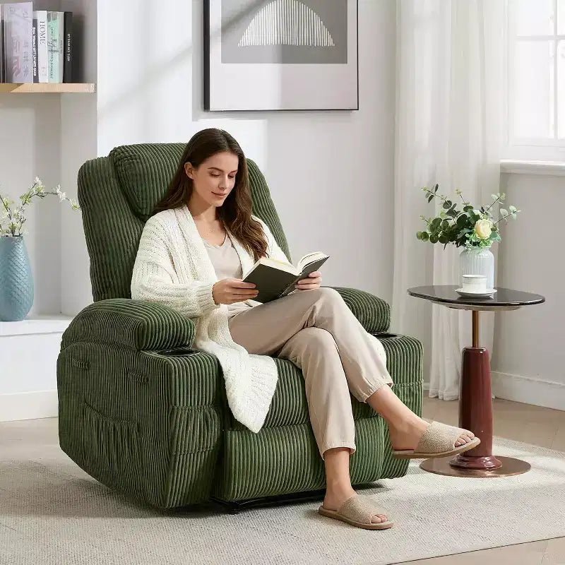 Comfort Recliner Chair for Living Room, Stylish & Durable Modern Lounge Seating, Ergonomic Back Support, Easy Assembly, Ideal for Home Relaxation