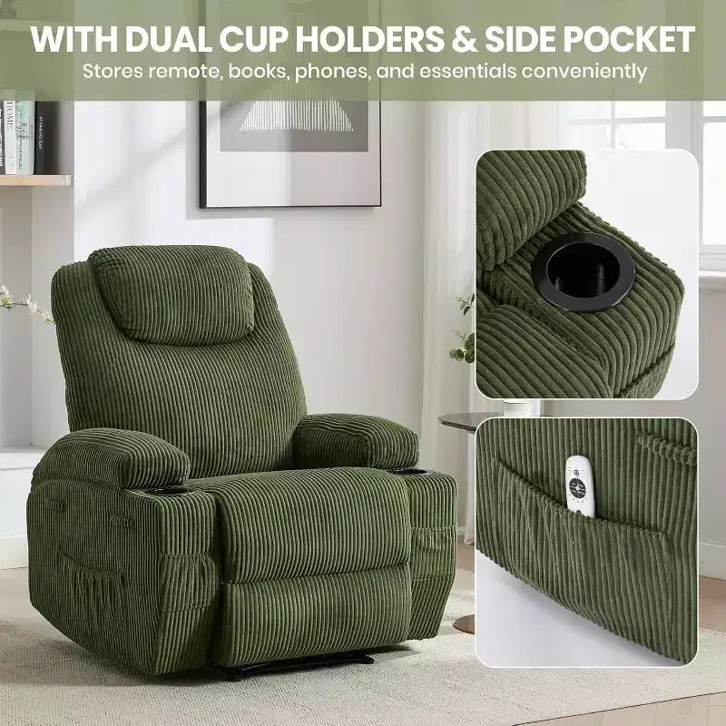 Comfort Recliner Chair for Living Room, Stylish & Durable Modern Lounge Seating, Ergonomic Back Support, Easy Assembly, Ideal for Home Relaxation