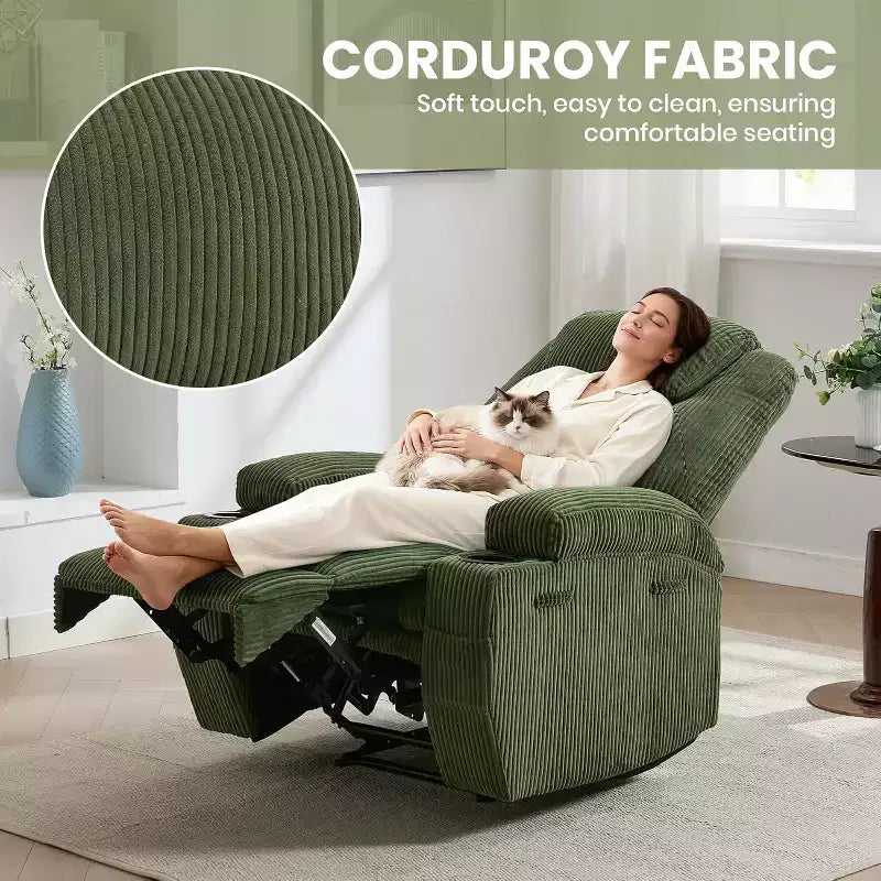 Comfort Recliner Chair for Living Room, Stylish & Durable Modern Lounge Seating, Ergonomic Back Support, Easy Assembly, Ideal for Home Relaxation