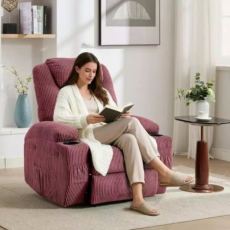 Comfort Recliner Chair for Living Room, Stylish & Durable Modern Lounge Seating, Ergonomic Back Support, Easy Assembly, Ideal for Home Relaxation