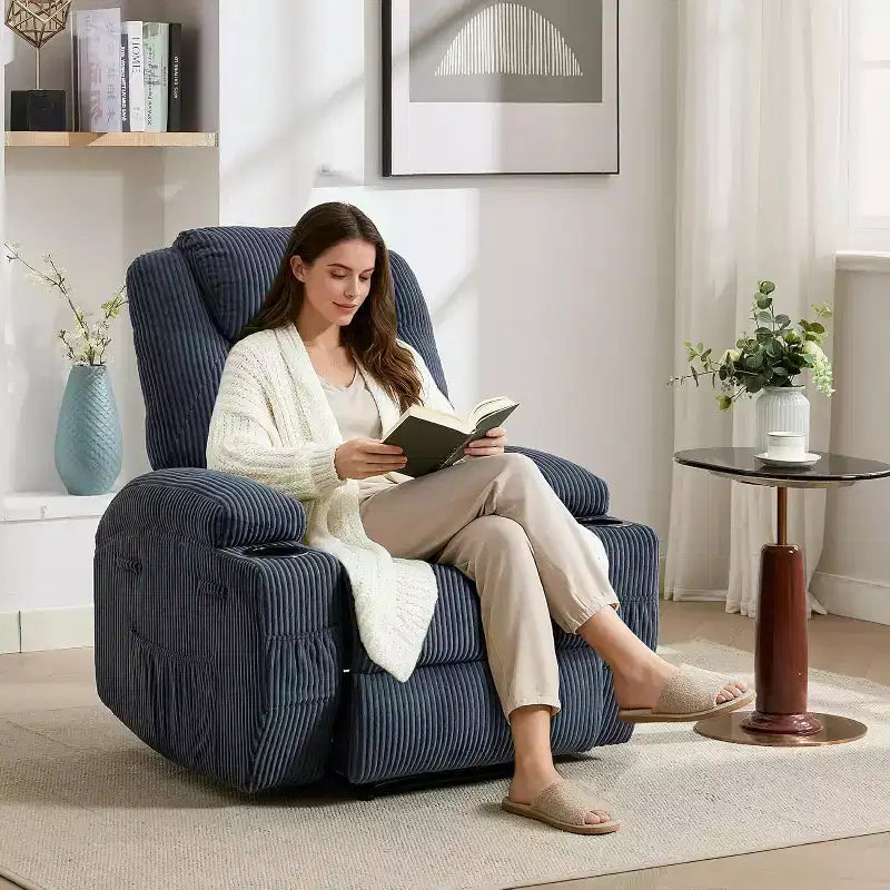 Comfort Recliner Chair for Living Room, Stylish & Durable Modern Lounge Seating, Ergonomic Back Support, Easy Assembly, Ideal for Home Relaxation
