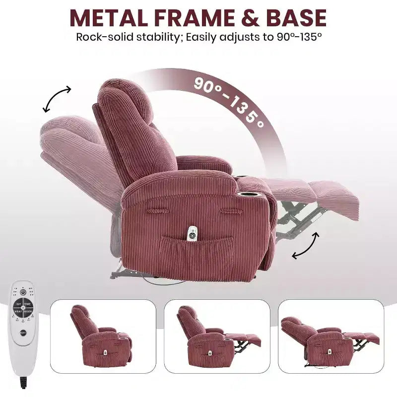 Comfort Recliner Chair for Living Room, Stylish & Durable Modern Lounge Seating, Ergonomic Back Support, Easy Assembly, Ideal for Home Relaxation