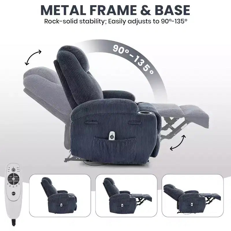 Comfort Recliner Chair for Living Room, Stylish & Durable Modern Lounge Seating, Ergonomic Back Support, Easy Assembly, Ideal for Home Relaxation