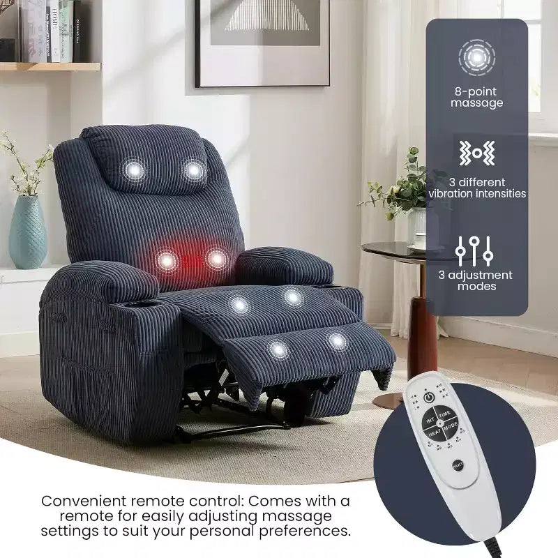 Comfort Recliner Chair for Living Room, Stylish & Durable Modern Lounge Seating, Ergonomic Back Support, Easy Assembly, Ideal for Home Relaxation