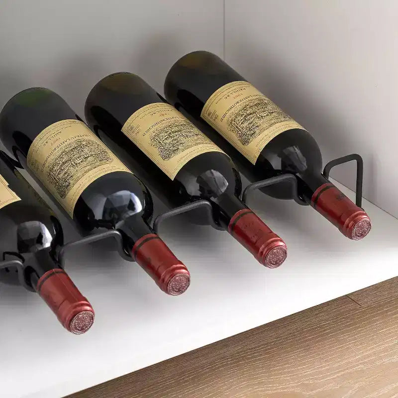Wine Bar Cabinet, Glass Door Liquor Cabinet with Wine Rack, Coffee Bar Table with Storage, Liquor Sideboard with Adjustable Shelves for Living Room