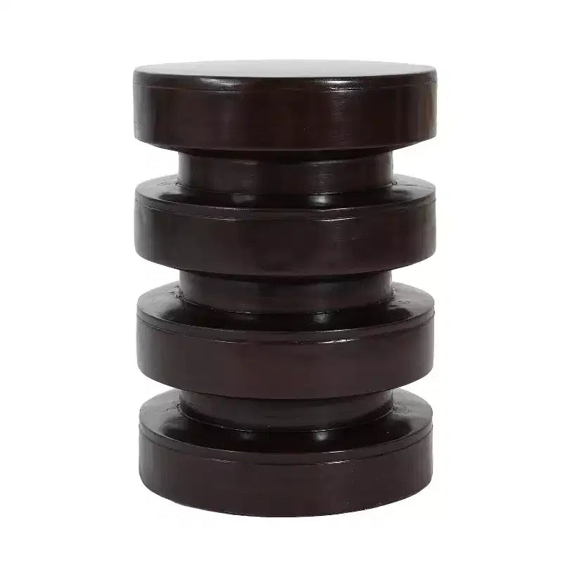 Round End Table MGO Side Table for Indoor Outdoor, Accent Table Sofa Side Table Cocktail Table Plant Stand - ModernLuxe
