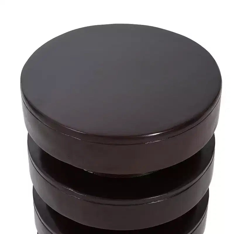 Round End Table MGO Side Table for Indoor Outdoor, Accent Table Sofa Side Table Cocktail Table Plant Stand - ModernLuxe