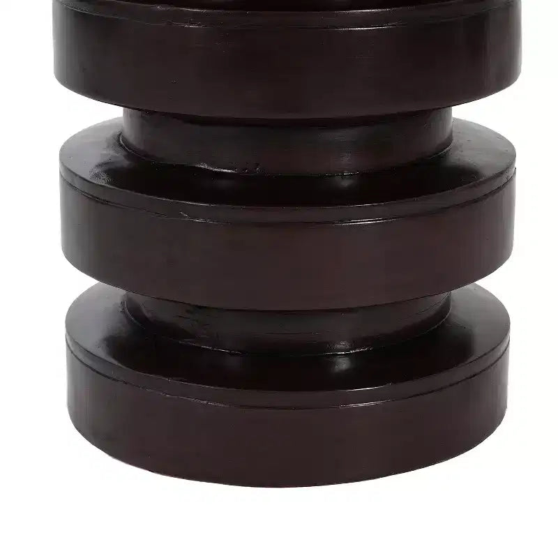 Round End Table MGO Side Table for Indoor Outdoor, Accent Table Sofa Side Table Cocktail Table Plant Stand - ModernLuxe