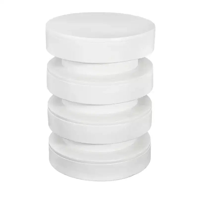 Round End Table MGO Side Table for Indoor Outdoor, Accent Table Sofa Side Table Cocktail Table Plant Stand - ModernLuxe