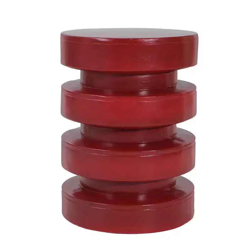 Round End Table MGO Side Table for Indoor Outdoor, Accent Table Sofa Side Table Cocktail Table Plant Stand - ModernLuxe