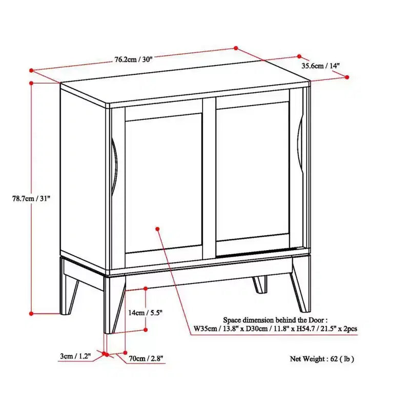 Pearson Low Storage Cabinet