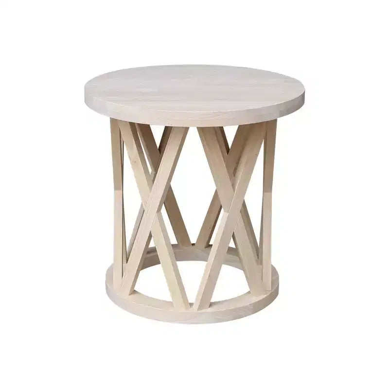 24 Ceylon Round End Table - International Concepts