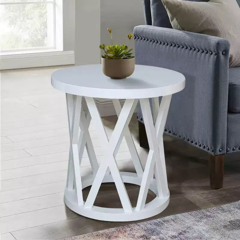 24 Ceylon Round End Table - International Concepts