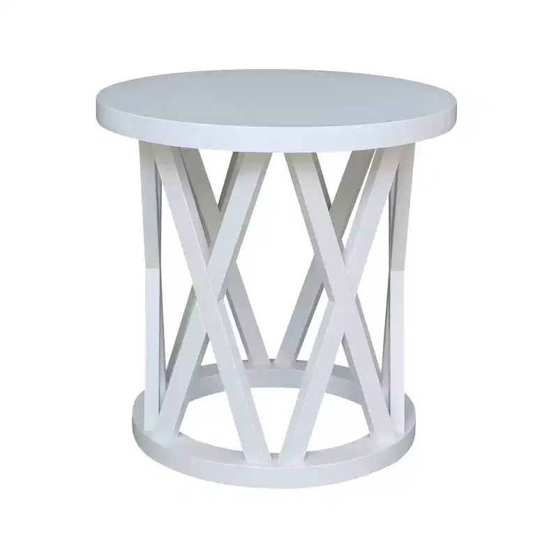 24 Ceylon Round End Table - International Concepts