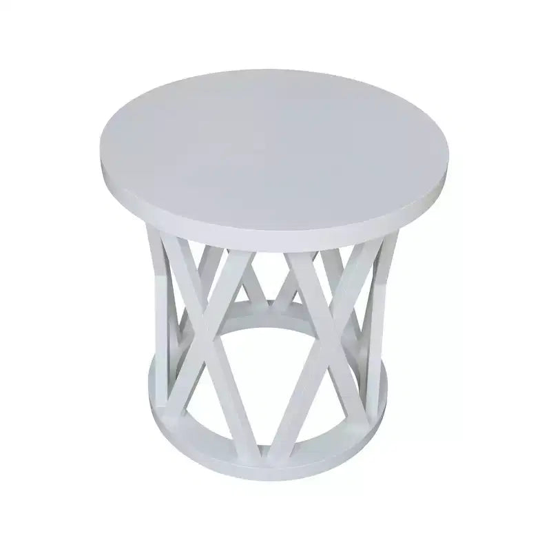 24 Ceylon Round End Table - International Concepts