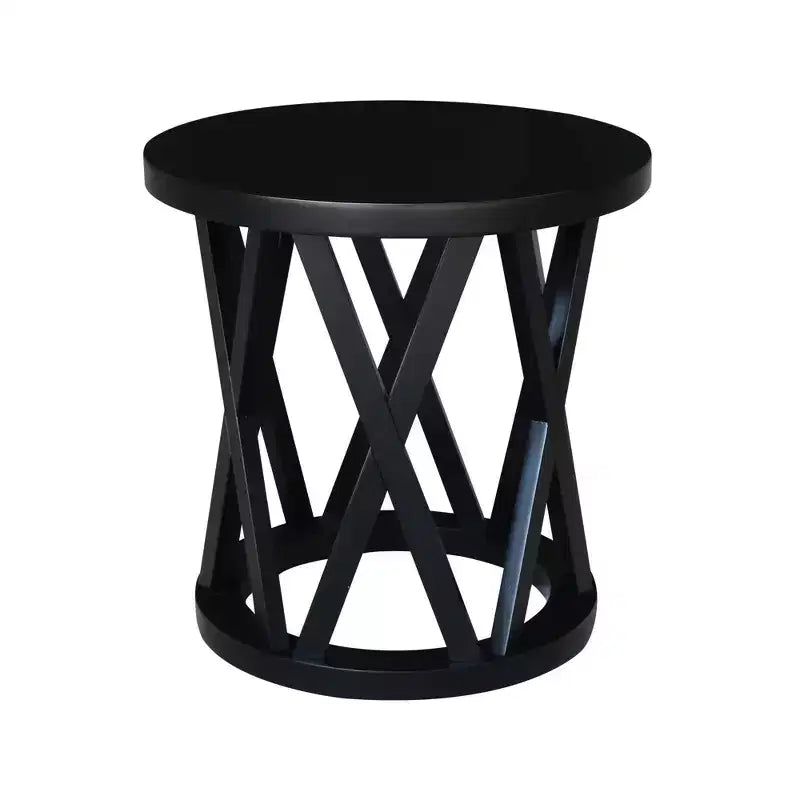 24 Ceylon Round End Table - International Concepts