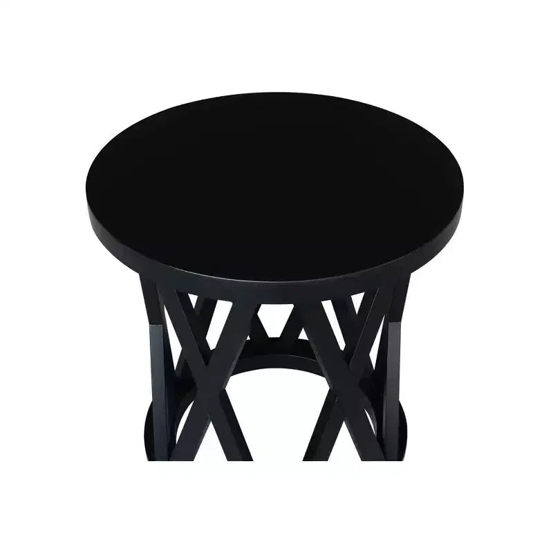 24 Ceylon Round End Table - International Concepts