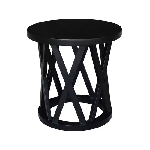 24 Ceylon Round End Table - International Concepts