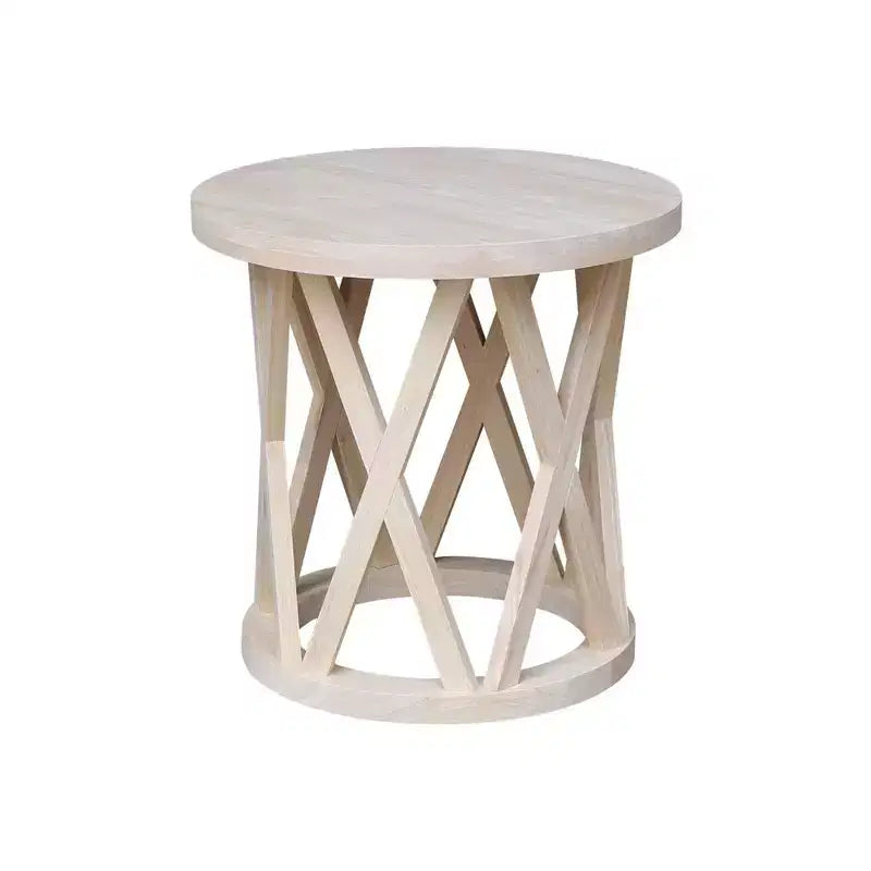 24 Ceylon Round End Table - International Concepts