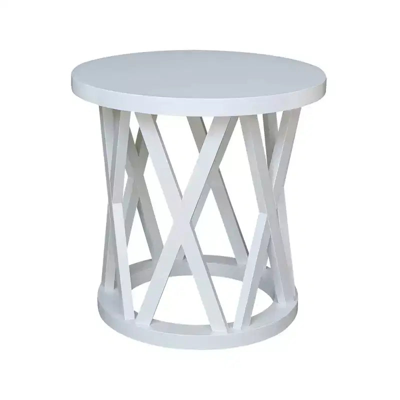 24 Ceylon Round End Table - International Concepts