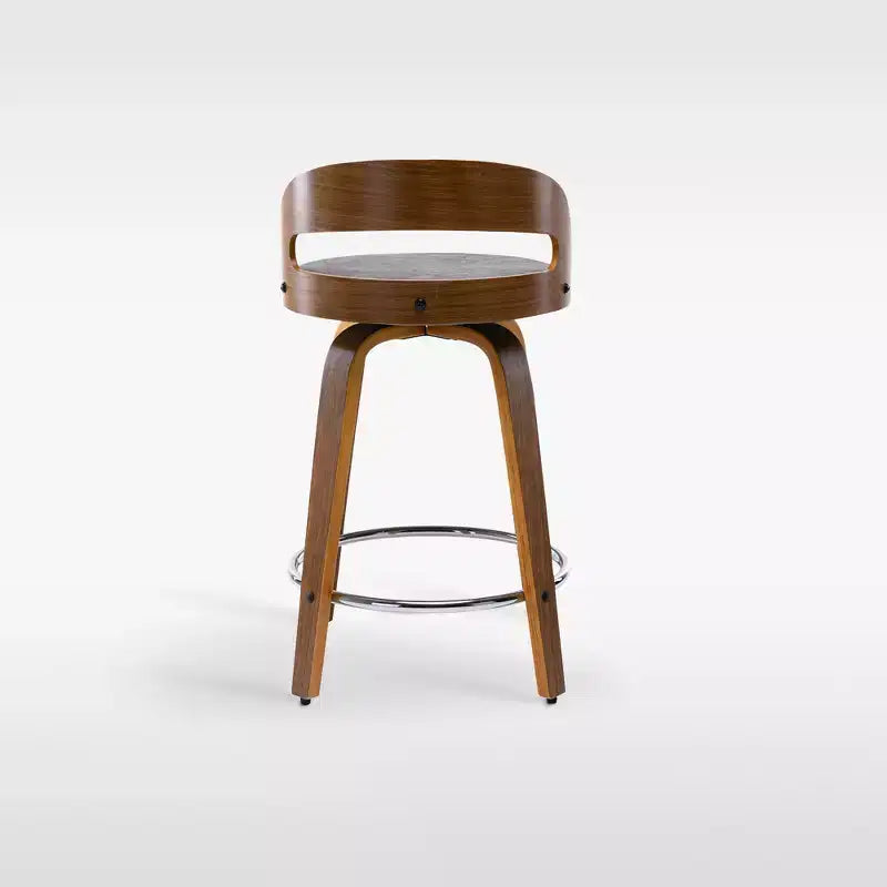 eLuxury Modern Upholstered Swivel Dining Chairs